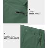 imageTACVASEN Mens Capri Pants Long Shorts Below Knee Cargo Shorts 34 Hiking Lightweight Quick Dry with Pockets for WorkoutBean Green