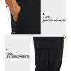 imageTACVASEN Mens Capri Pants Long Shorts Below Knee Cargo Shorts 34 Hiking Lightweight Quick Dry with Pockets for WorkoutBlack