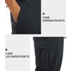 imageTACVASEN Mens Capri Pants Long Shorts Below Knee Cargo Shorts 34 Hiking Lightweight Quick Dry with Pockets for WorkoutDark Grey