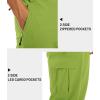 imageTACVASEN Mens Capri Pants Long Shorts Below Knee Cargo Shorts 34 Hiking Lightweight Quick Dry with Pockets for WorkoutG Green
