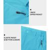 imageTACVASEN Mens Capri Pants Long Shorts Below Knee Cargo Shorts 34 Hiking Lightweight Quick Dry with Pockets for WorkoutIce Blue