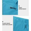 imageTACVASEN Mens Capri Pants Long Shorts Below Knee Cargo Shorts 34 Hiking Lightweight Quick Dry with Pockets for WorkoutLake Blue