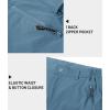 imageTACVASEN Mens Capri Pants Long Shorts Below Knee Cargo Shorts 34 Hiking Lightweight Quick Dry with Pockets for WorkoutLight Blue
