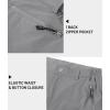 imageTACVASEN Mens Capri Pants Long Shorts Below Knee Cargo Shorts 34 Hiking Lightweight Quick Dry with Pockets for WorkoutLight Grey