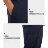 imageTACVASEN Mens Capri Pants Long Shorts Below Knee Cargo Shorts 34 Hiking Lightweight Quick Dry with Pockets for WorkoutNavy