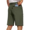 imageTACVASEN Mens Cargo Shorts Quick Dry Lightweight Elastic Waist 5 Zipper Pockets 10quot Shorts Outdoor Fishing Hiking GolfArmy Green