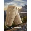 imageTACVASEN Mens Cargo Shorts Quick Dry Lightweight Elastic Waist 5 Zipper Pockets 10quot Shorts Outdoor Fishing Hiking GolfKhaki