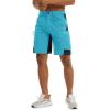 imageTACVASEN Mens Hiking Cargo Shorts 10quot with Zipper Pockets Mens Shorts Casual Stretch Waist Golf Shorts Outdoor SummerIce Blue