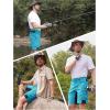 imageTACVASEN Mens Hiking Cargo Shorts 10quot with Zipper Pockets Mens Shorts Casual Stretch Waist Golf Shorts Outdoor SummerIce Blue