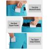 imageTACVASEN Mens Hiking Cargo Shorts 10quot with Zipper Pockets Mens Shorts Casual Stretch Waist Golf Shorts Outdoor SummerIce Blue