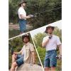 imageTACVASEN Mens Hiking Cargo Shorts 10quot with Zipper Pockets Mens Shorts Casual Stretch Waist Golf Shorts Outdoor SummerLight Blue