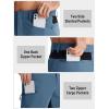 imageTACVASEN Mens Hiking Cargo Shorts 10quot with Zipper Pockets Mens Shorts Casual Stretch Waist Golf Shorts Outdoor SummerLight Blue