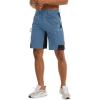 imageTACVASEN Mens Hiking Cargo Shorts 10quot with Zipper Pockets Mens Shorts Casual Stretch Waist Golf Shorts Outdoor SummerLight Blue