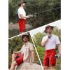 imageTACVASEN Mens Hiking Cargo Shorts 10quot with Zipper Pockets Mens Shorts Casual Stretch Waist Golf Shorts Outdoor SummerTomato Red