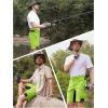 imageTACVASEN Mens Hiking Cargo Shorts 10quot with Zipper Pockets Mens Shorts Casual Stretch Waist Golf Shorts Outdoor SummerYellow Green