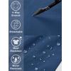 imageTACVASEN Mens Quick Dry Hiking 34 Long Capri Shorts Athletic Workout Running Shorts with Zipper PocketsBlue Grey