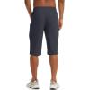 imageTACVASEN Mens Quick Dry Hiking 34 Long Capri Shorts Athletic Workout Running Shorts with Zipper PocketsGray