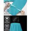 imageTACVASEN Mens Quick Dry Hiking 34 Long Capri Shorts Athletic Workout Running Shorts with Zipper PocketsLake Blue