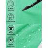 imageTACVASEN Mens Quick Dry Hiking 34 Long Capri Shorts Athletic Workout Running Shorts with Zipper PocketsMint Green