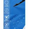 imageTACVASEN Mens Quick Dry Hiking 34 Long Capri Shorts Athletic Workout Running Shorts with Zipper PocketsRoyal Blue