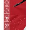 imageTACVASEN Mens Quick Dry Hiking 34 Long Capri Shorts Athletic Workout Running Shorts with Zipper PocketsTomato Red