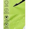 imageTACVASEN Mens Quick Dry Hiking 34 Long Capri Shorts Athletic Workout Running Shorts with Zipper PocketsYellow Green