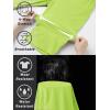 imageTACVASEN Mens Quick Dry Hiking 34 Long Capri Shorts Athletic Workout Running Shorts with Zipper PocketsYellow Green