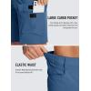 imageTACVASEN Mens Summer Outdoor Shorts Quick Dry Cargo Casual Work Hiking Shorts NO BeltBluegrey