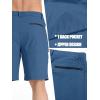 imageTACVASEN Mens Summer Outdoor Shorts Quick Dry Cargo Casual Work Hiking Shorts NO BeltBluegrey