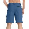 imageTACVASEN Mens Summer Outdoor Shorts Quick Dry Cargo Casual Work Hiking Shorts NO BeltBluegrey