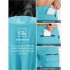 imageTACVASEN Mens Summer Outdoor Shorts Quick Dry Cargo Casual Work Hiking Shorts NO BeltIceblue