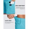 imageTACVASEN Mens Summer Outdoor Shorts Quick Dry Cargo Casual Work Hiking Shorts NO BeltIceblue