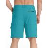 imageTACVASEN Mens Summer Outdoor Shorts Quick Dry Cargo Casual Work Hiking Shorts NO BeltLakeblue