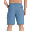 imageTACVASEN Mens Summer Outdoor Shorts Quick Dry Cargo Casual Work Hiking Shorts NO BeltLightblue