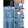 imageTACVASEN Mens Summer Outdoor Shorts Quick Dry Cargo Casual Work Hiking Shorts NO BeltLightblue