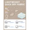 imageTACVASEN Mens Summer Outdoor Shorts Quick Dry Cargo Casual Work Hiking Shorts NO BeltLightkhaki