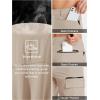 imageTACVASEN Mens Summer Outdoor Shorts Quick Dry Cargo Casual Work Hiking Shorts NO BeltLightkhaki