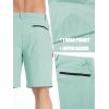 imageTACVASEN Mens Summer Outdoor Shorts Quick Dry Cargo Casual Work Hiking Shorts NO BeltLlakeblue