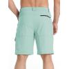 imageTACVASEN Mens Summer Outdoor Shorts Quick Dry Cargo Casual Work Hiking Shorts NO BeltLlakeblue