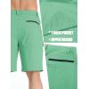 imageTACVASEN Mens Summer Outdoor Shorts Quick Dry Cargo Casual Work Hiking Shorts NO BeltMintgreen