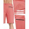 imageTACVASEN Mens Summer Outdoor Shorts Quick Dry Cargo Casual Work Hiking Shorts NO BeltPink