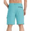 imageTACVASEN Mens Summer Outdoor Shorts Quick Dry Cargo Casual Work Hiking Shorts NO BeltWaterblue
