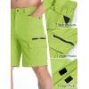 imageTACVASEN Mens Summer Outdoor Shorts Quick Dry Cargo Casual Work Hiking Shorts NO BeltYellowgreen