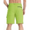 imageTACVASEN Mens Summer Outdoor Shorts Quick Dry Cargo Casual Work Hiking Shorts NO BeltYellowgreen