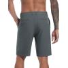 imageTACVASEN Mens Golf Shorts 9quot Stretch Dress Work Shorts Quick Dry Lightweight Casual Flat Front Shorts with 4 PocketsDark Grey