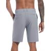 imageTACVASEN Mens Golf Shorts 9quot Stretch Dress Work Shorts Quick Dry Lightweight Casual Flat Front Shorts with 4 PocketsLight Grey