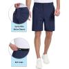 imageTACVASEN Mens Golf Shorts 9quot Stretch Dress Work Shorts Quick Dry Lightweight Casual Flat Front Shorts with 4 PocketsNavy