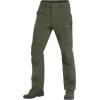 imageTACVASEN Mens Hiking Pants Fleece Lined Cargo Work Pants with 5 Pockets for Fishing Camping TravelArmy Green
