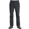 imageTACVASEN Mens Hiking Pants Fleece Lined Cargo Work Pants with 5 Pockets for Fishing Camping TravelBlack