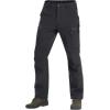imageTACVASEN Mens Hiking Pants Fleece Lined Cargo Work Pants with 5 Pockets for Fishing Camping TravelBlack